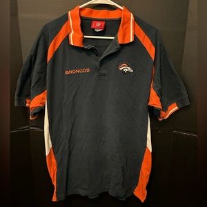 NFL Denver Broncos Polo Shirt Sz Large *READ*